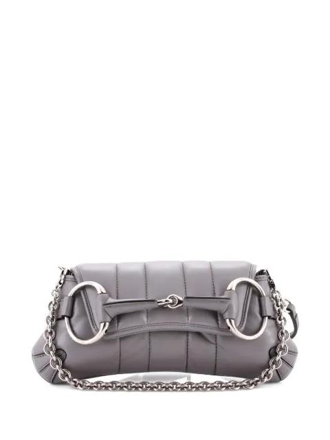 Horsebit Chain Vertical Quilted Leather Small shoulder bag by GUCCI 