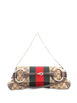 Horsebit NM Web Chain Clutch GG Canvas Medium shoulder bag by GUCCI 
