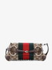 Horsebit NM Web Chain Clutch GG Canvas Small shoulder bag by GUCCI Horsebit NM Web Chain Clutch GG Canvas Small shoulder bag by GUCCI