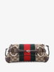 Horsebit NM Web Chain Clutch GG Canvas Small shoulder bag by GUCCI 