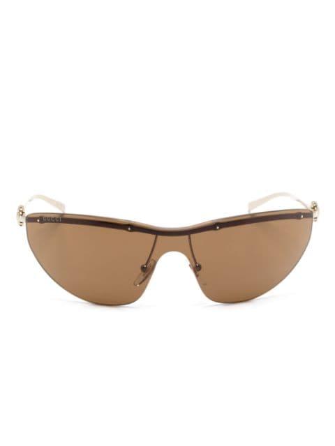 Horsebit-detail sunglasses by GUCCI