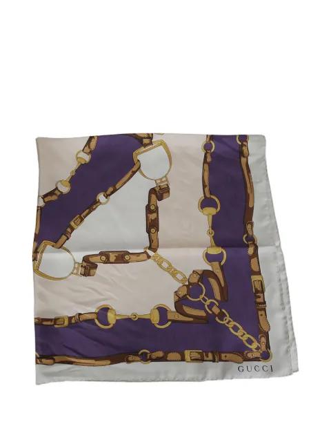 Horsebit rotation scarf by GUCCI