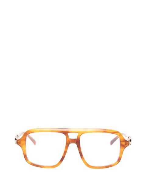 Horsebit square-frame sunglasses by GUCCI