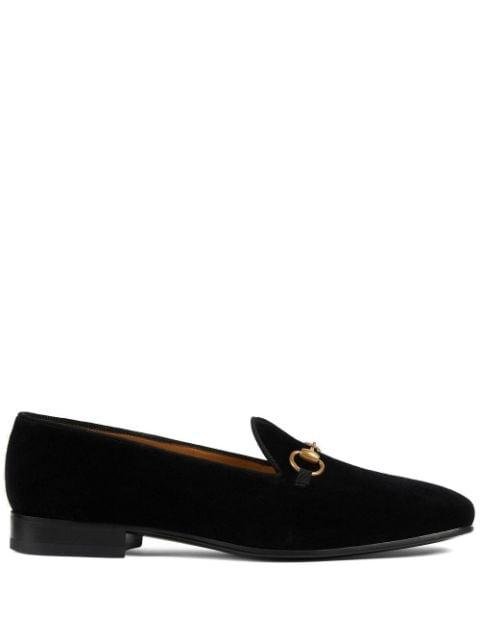 Horsebit suede loafers by GUCCI