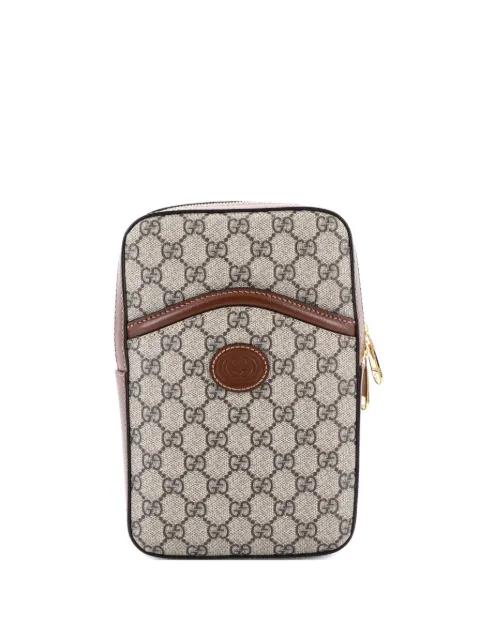 Interlocking G Patch Sling Bag GG Coated Canvas Small crossbody bag by GUCCI 