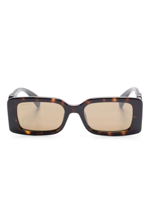 Interlocking G-arm sunglasses by GUCCI