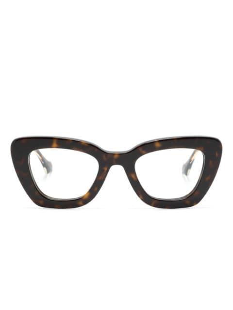 Interlocking G cat-eye glasses by GUCCI