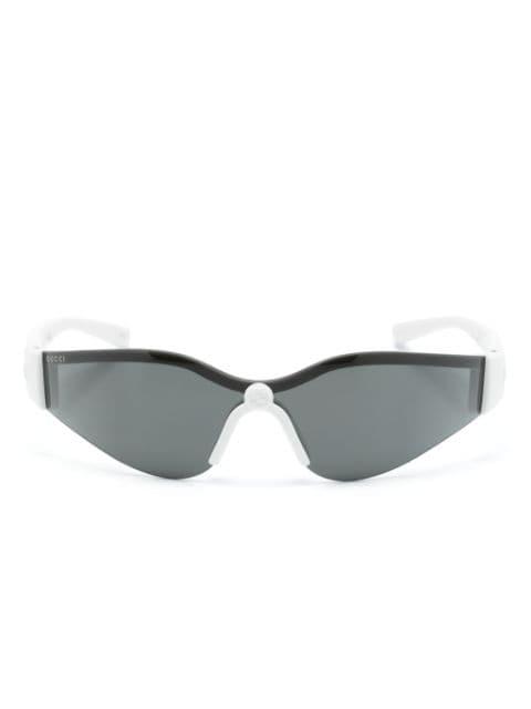 Interlocking G shield-frame sunglasses by GUCCI