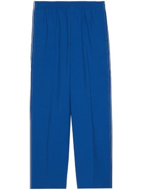 Interlocking-G wide-leg trousers by GUCCI