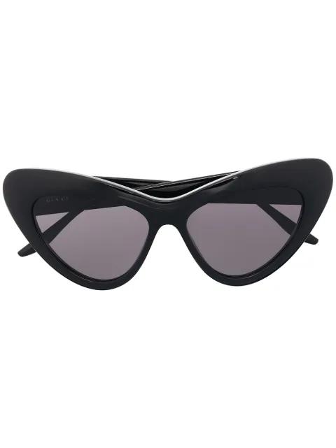 Interlocking GG cat-eye sunglasses by GUCCI