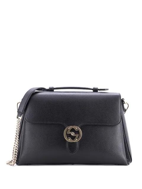 Interlocking Top Handle Bag Leather Medium shoulder bag by GUCCI 