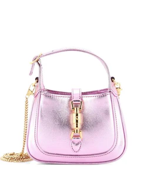 Jackie 1961 Chain Leather Super Mini hobo bag by GUCCI 