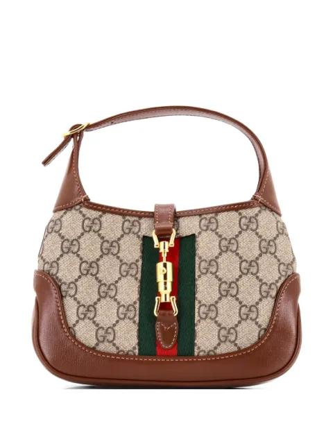 Jackie 1961 GG Coated Canvas Mini hobo bag by GUCCI 