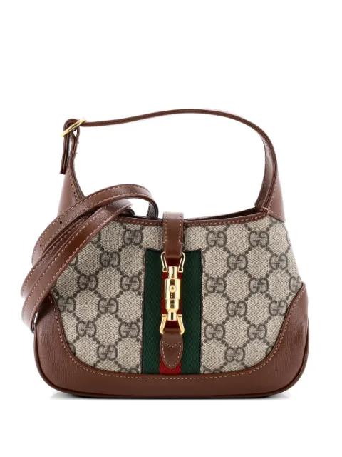 Jackie 1961 GG Coated Canvas Mini hobo bag by GUCCI 