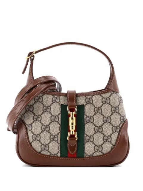 Jackie 1961 GG Coated Canvas Mini hobo bag by GUCCI 
