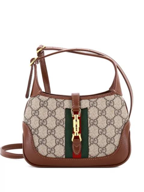 Jackie 1961 GG Coated Canvas Mini hobo bag by GUCCI 