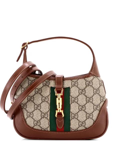 Jackie 1961 GG Coated Canvas Mini hobo bag by GUCCI 