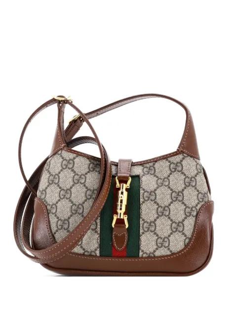 Jackie 1961 GG Coated Canvas Mini hobo bag by GUCCI 