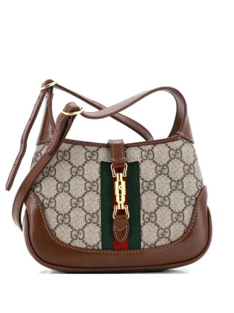 Jackie 1961 GG Coated Canvas Mini hobo bag by GUCCI 