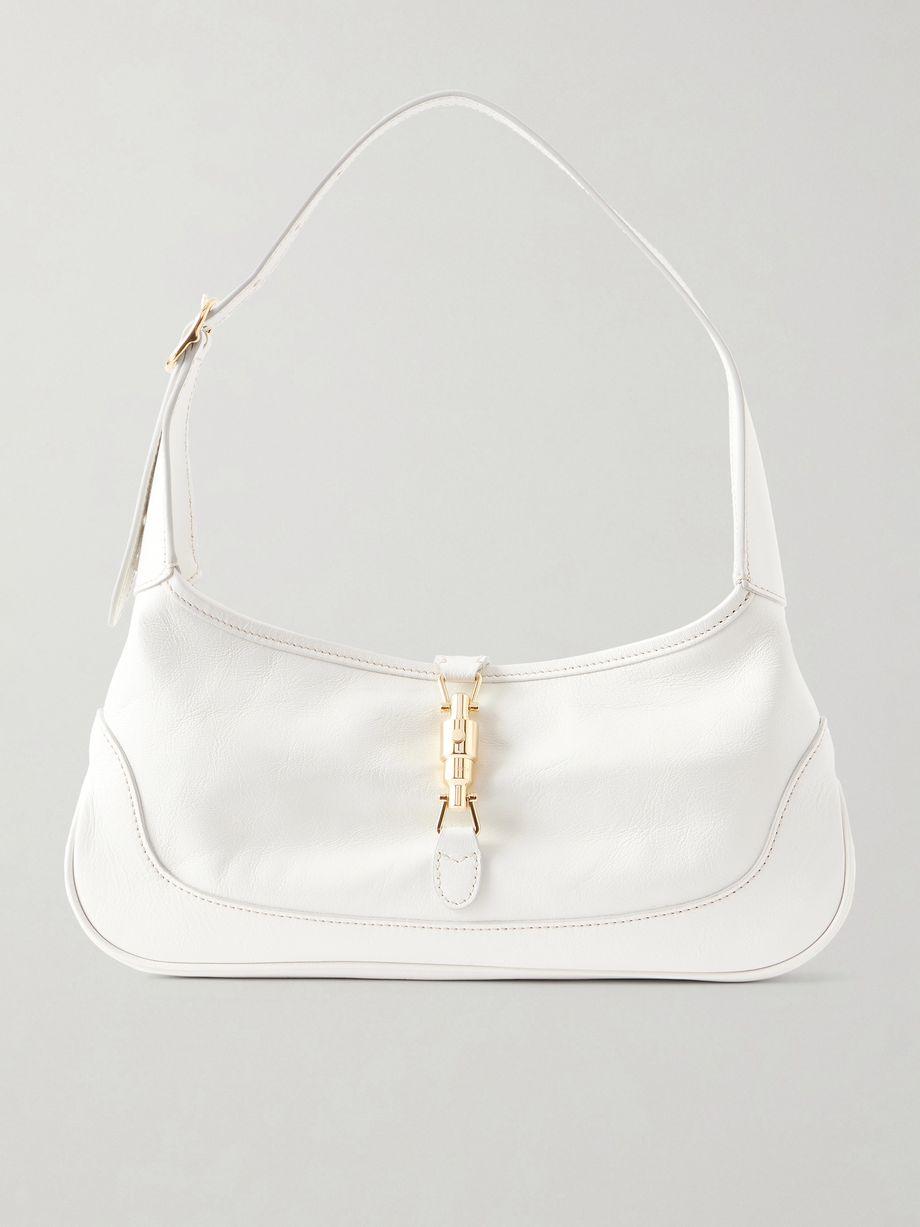 Jackie 1961 Slim textured-leather shoulder bag by GUCCI
