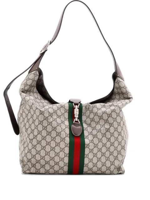 Jackie 1961 Soft GG Coated Canvas Medium shoulder bag by GUCCI Jackie 1961 Soft GG Coated Canvas Medium shoulder bag by GUCCI