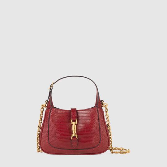 Jackie 1961 lizard mini bag