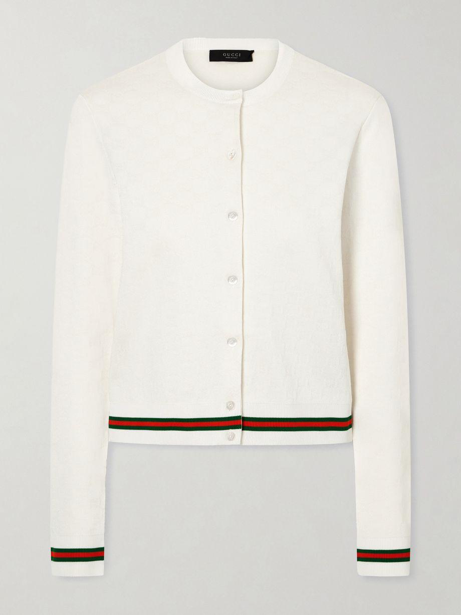 Jacquard-knit cardigan by GUCCI