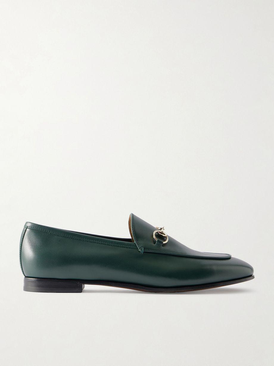 Jordaan horsebit-detailed leather loafers by GUCCI