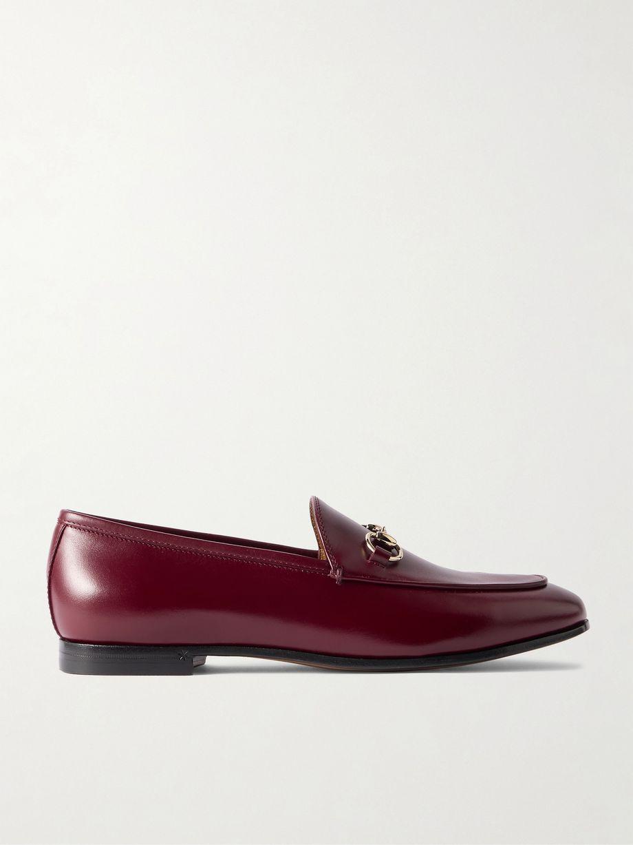 Jordaan horsebit-detailed leather loafers by GUCCI