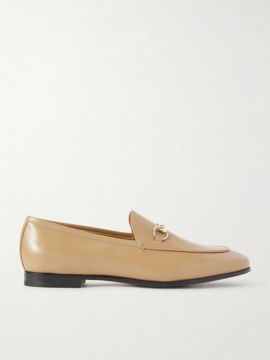 Jordaan horsebit-detailed leather loafers by GUCCI