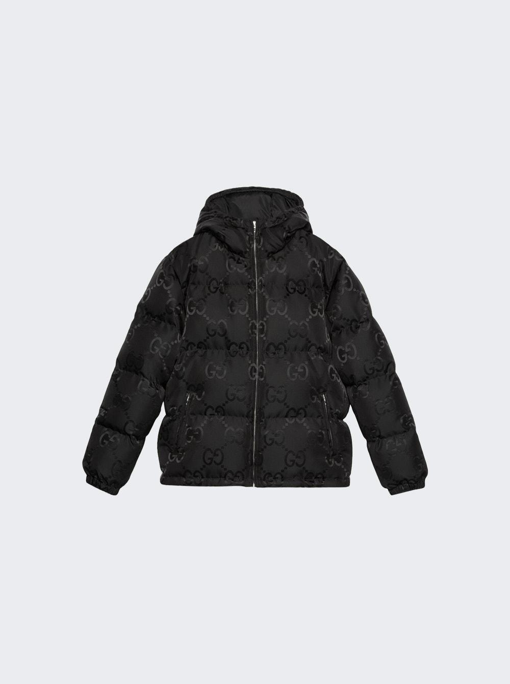 Jumbo GG Puffer Jacket Black by GUCCI