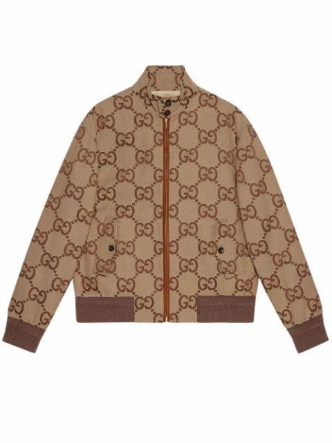 Jumbo GG canvas jacket by GUCCI