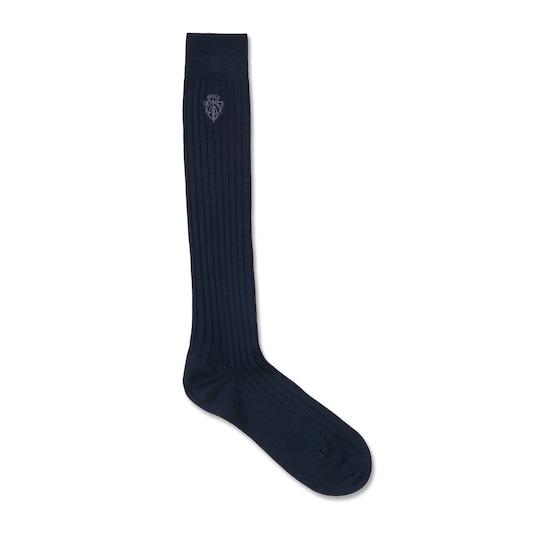 Knit cotton socks with embroidery by GUCCI