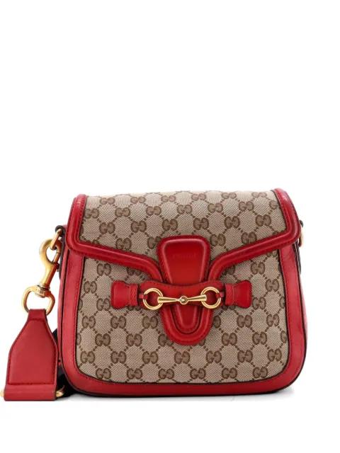 Lady Web GG Canvas Medium shoulder bag by GUCCI 