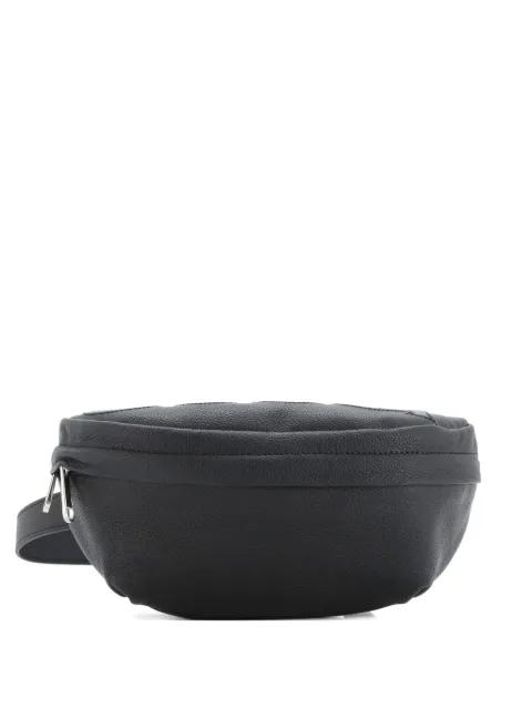 Leather with GG Coated Canvas Medium belt bag by GUCCI 
