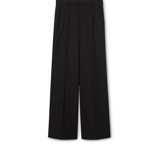 Light wool pant with embroidery by GUCCI