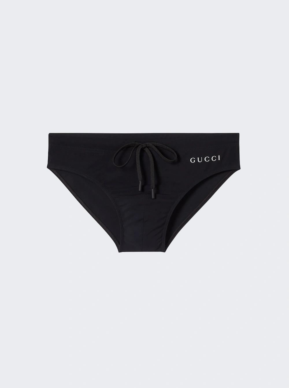 Logo Slip Swimwear Midnight Blue  | The Webster by GUCCI
