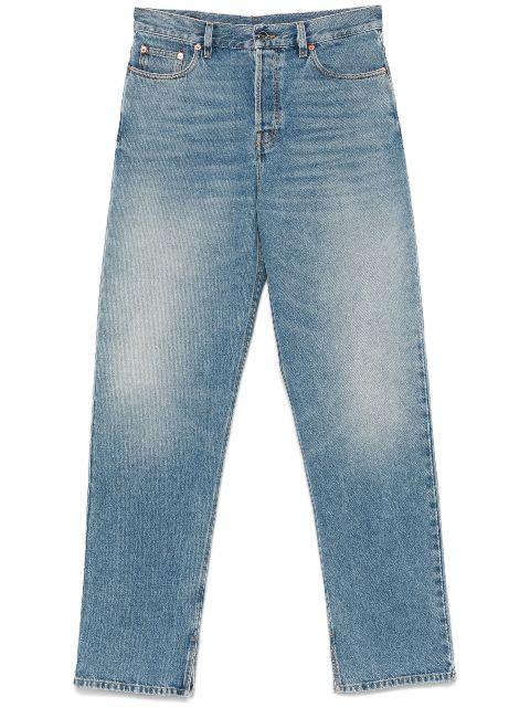 Low rise denim trousers by GUCCI