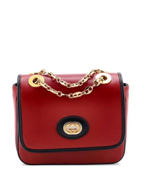 Marina Chain Flap Bag Leather Mini crossbody bag by GUCCI 