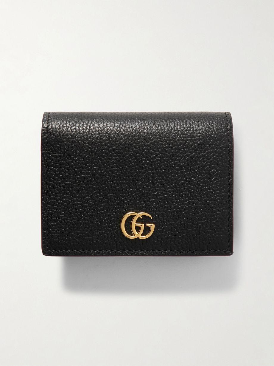 Marmont Petite textured-leather wallet by GUCCI