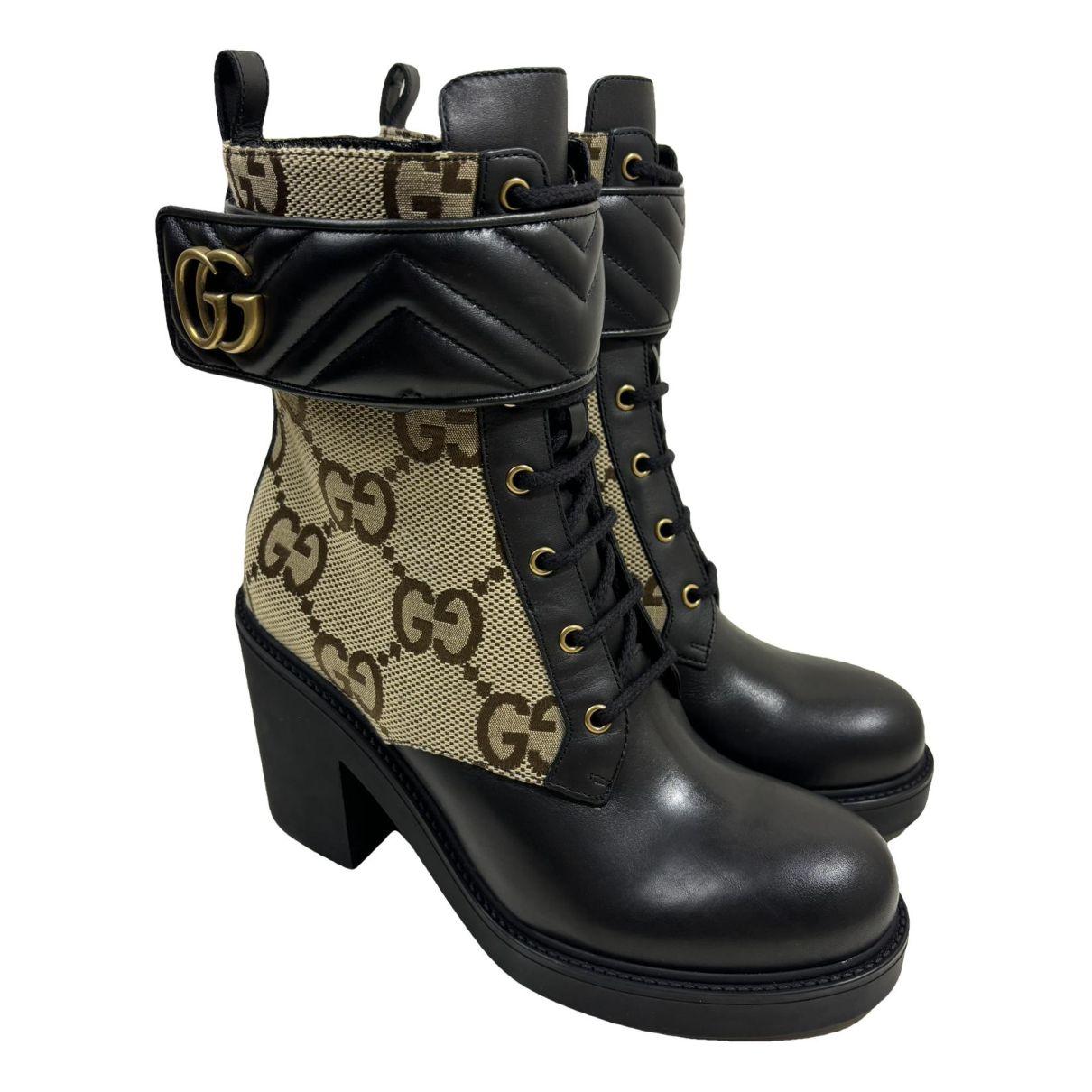 Marmont cloth ankle boots by GUCCI