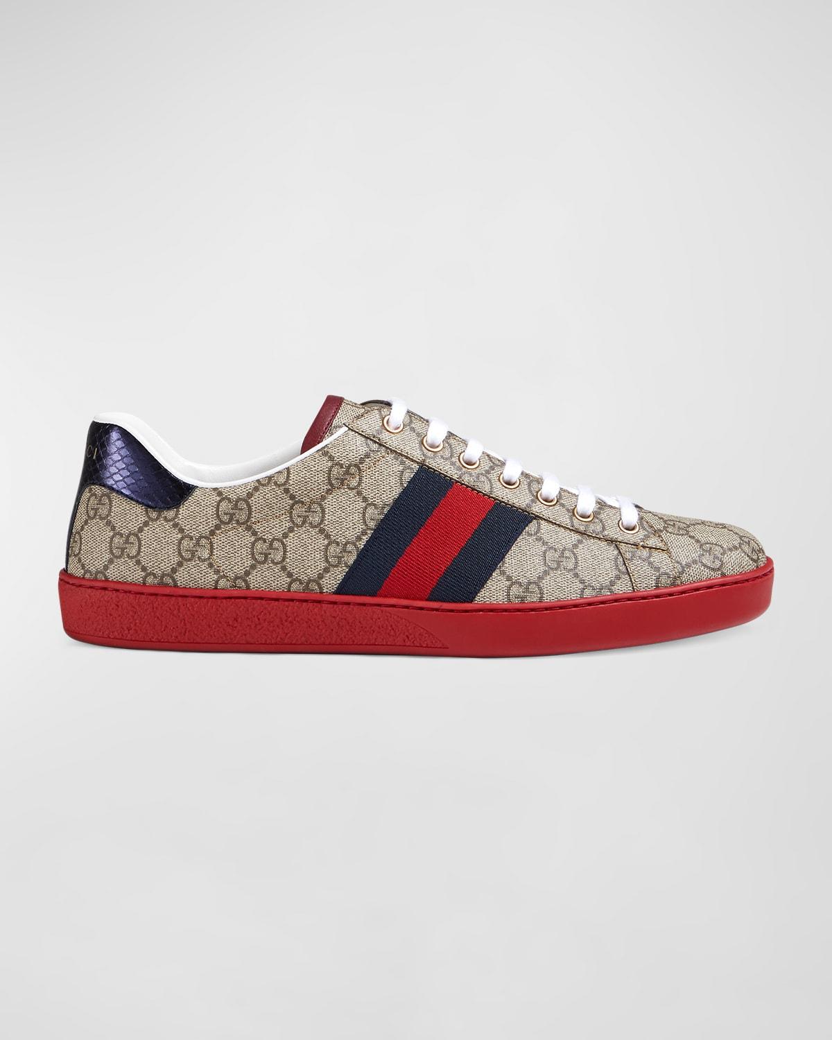 Men's Ace GG Supreme Sneakers by GUCCI