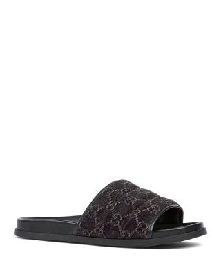 Men's Denim London Slides by GUCCI
