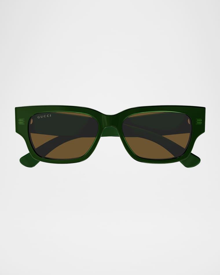 Men's GG1794SM Acetate Rectangle Sunglasses by GUCCI