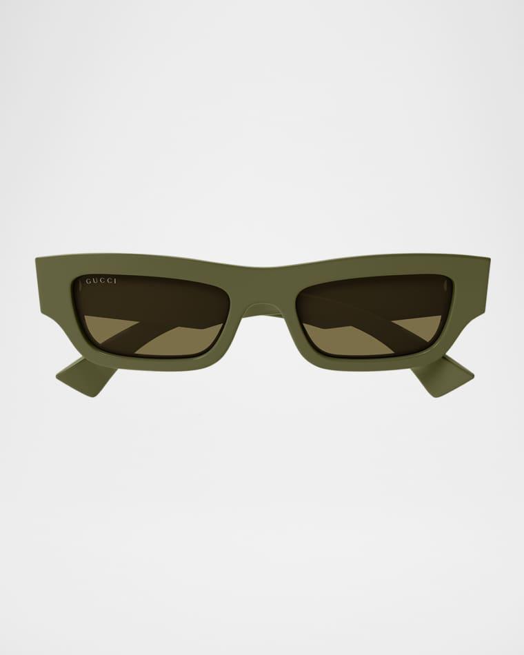Men's GG1839SM Acetate Rectangle Sunglasses by GUCCI