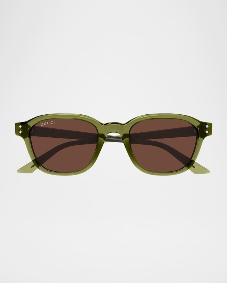 Men's GG1892SM Acetate Square Sunglasses by GUCCI