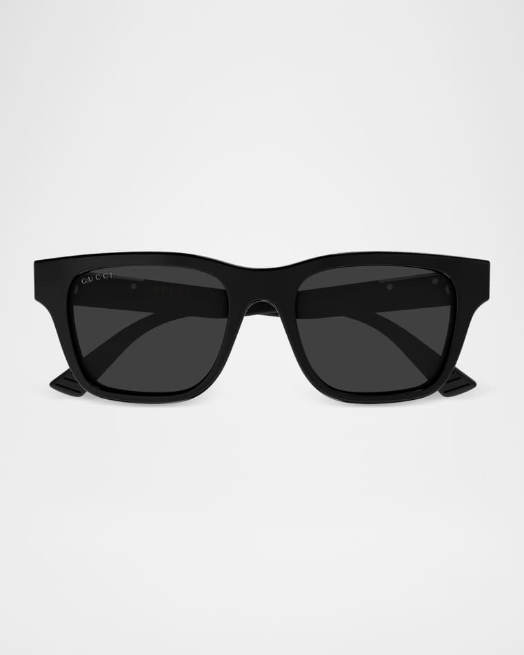 Men's GG2089S-001 Acetate Rectangle Sunglasses by GUCCI