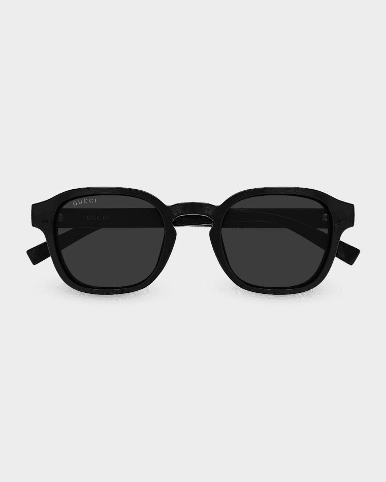 Men's GG2106S-001 Plastic Square Sunglasses by GUCCI