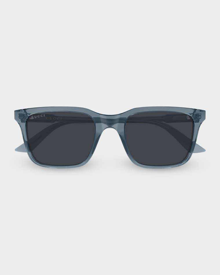 Men's GG2114S-003 Acetate Rectangle Sunglasses by GUCCI