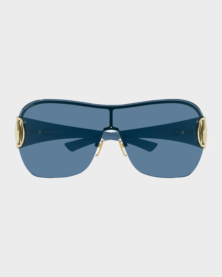 Men's GG2174S-004 Frameless Mask Sunglasses by GUCCI